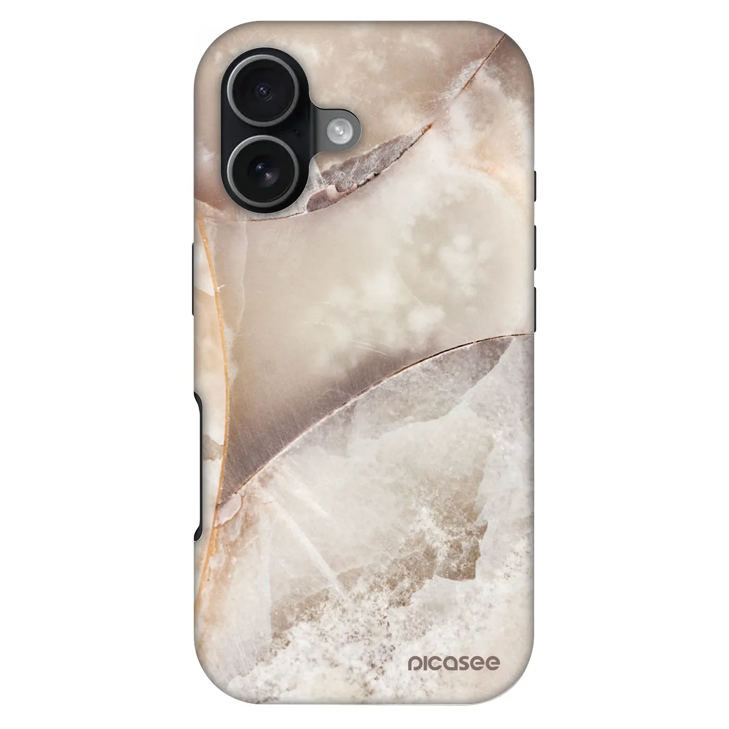 Picasee Fashion Case MagSafe za Apple iPhone 17 - Cream marble