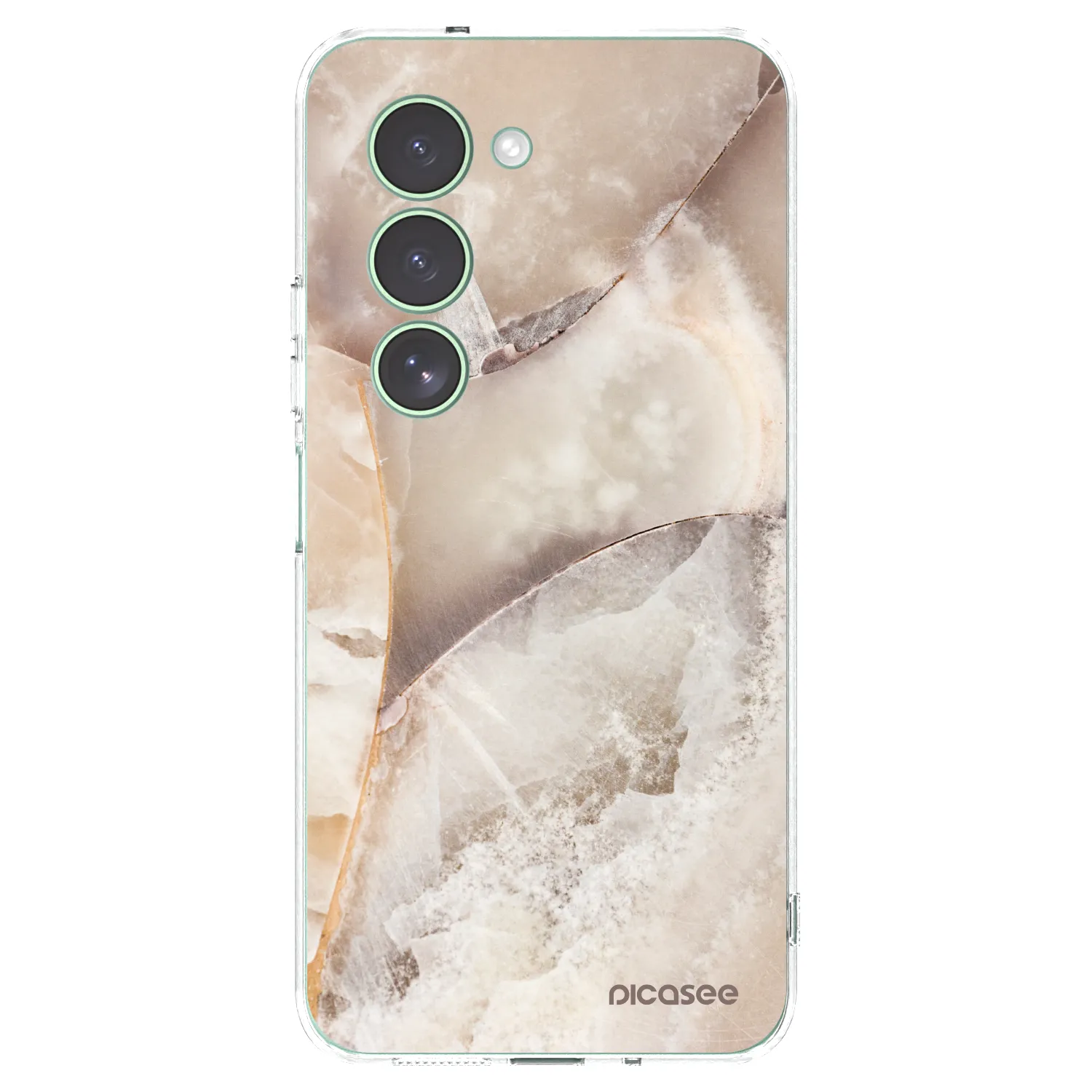 Picasee silikonski prozorni ovitek za Xiaomi Redmi 15 5G - Cream marble