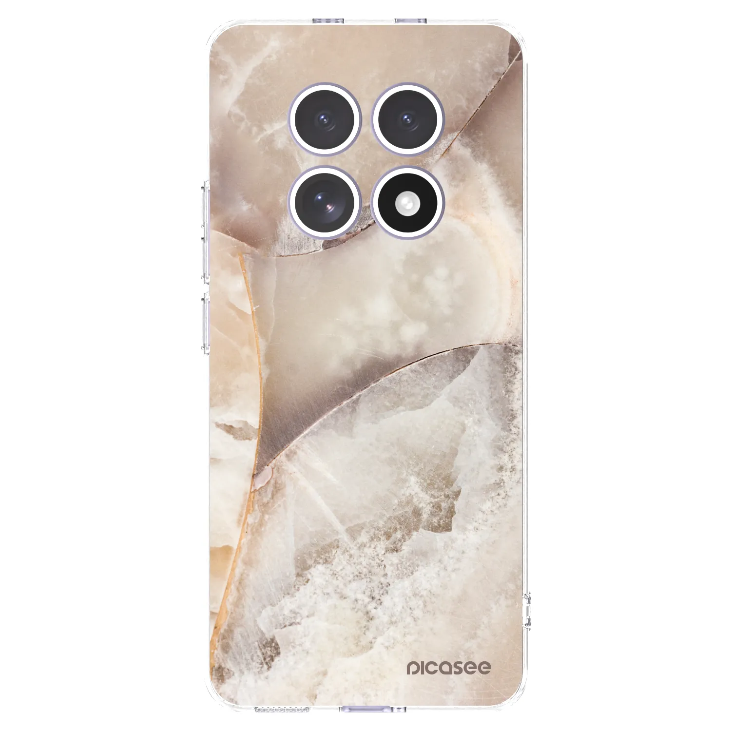 Picasee silikonski prozorni ovitek za Xiaomi Redmi Note 15 - Cream marble