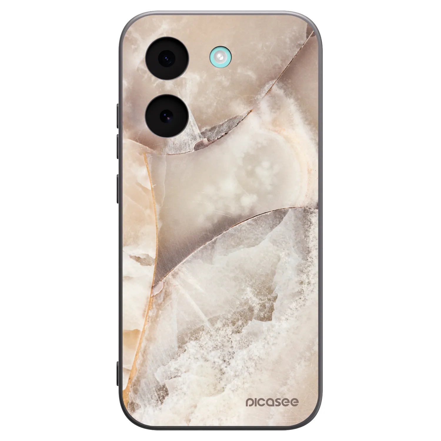 Picasee silikonski črni ovitek za Xiaomi Poco X8 Pro - Cream marble