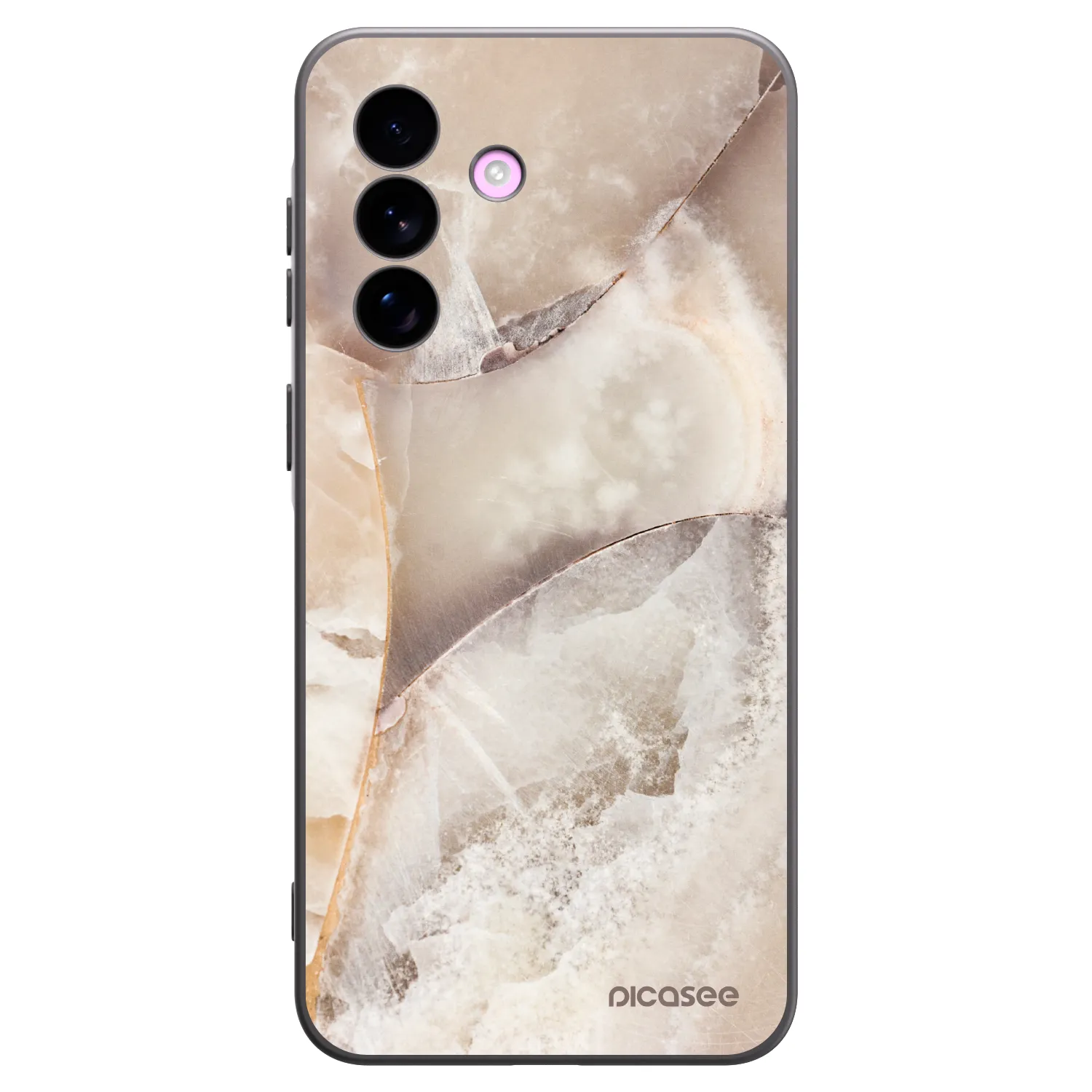 Picasee silikonski črni ovitek za Samsung Galaxy A57 5G - Cream marble