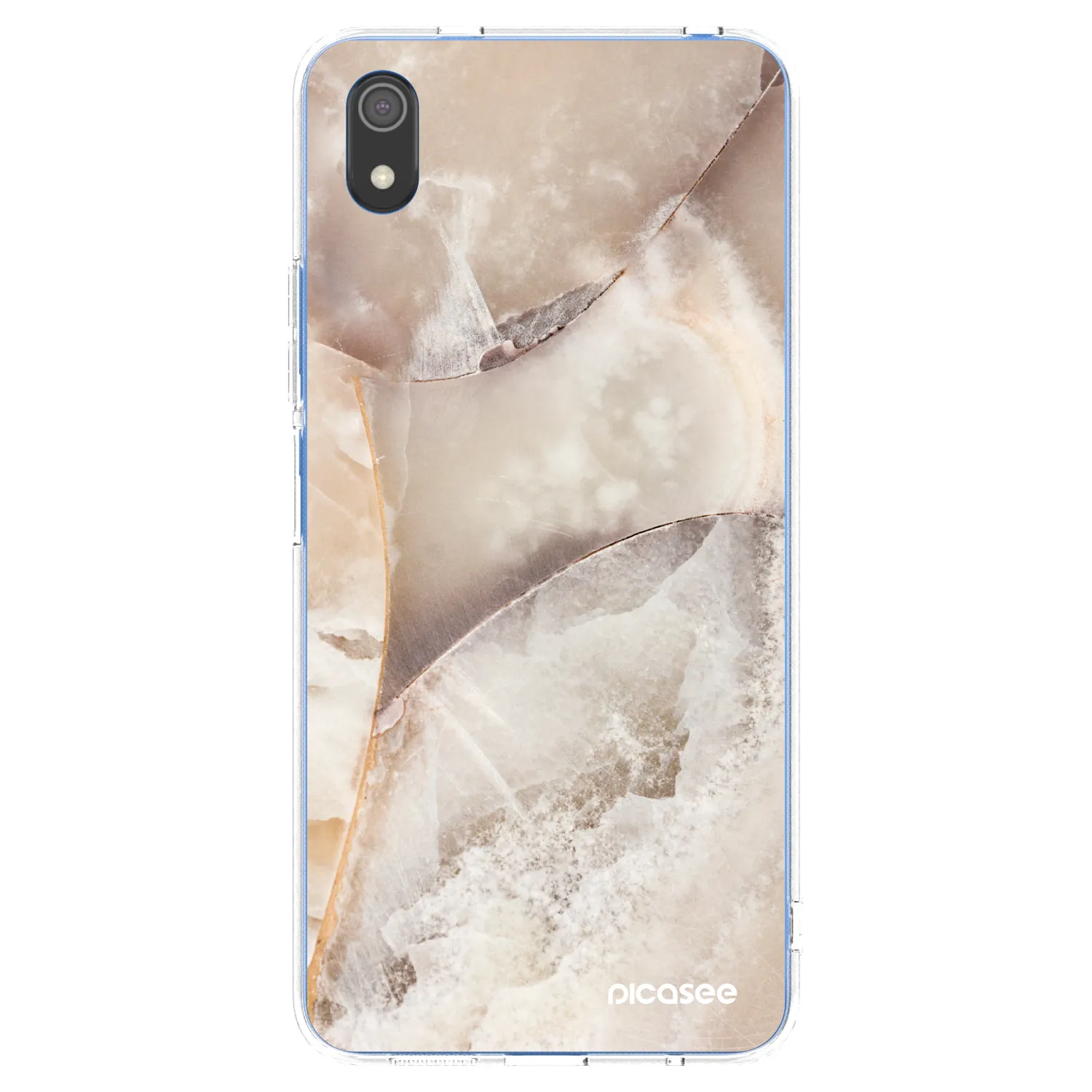 Picasee silikonski prozorni ovitek za Xiaomi Redmi 7A - Cream marble