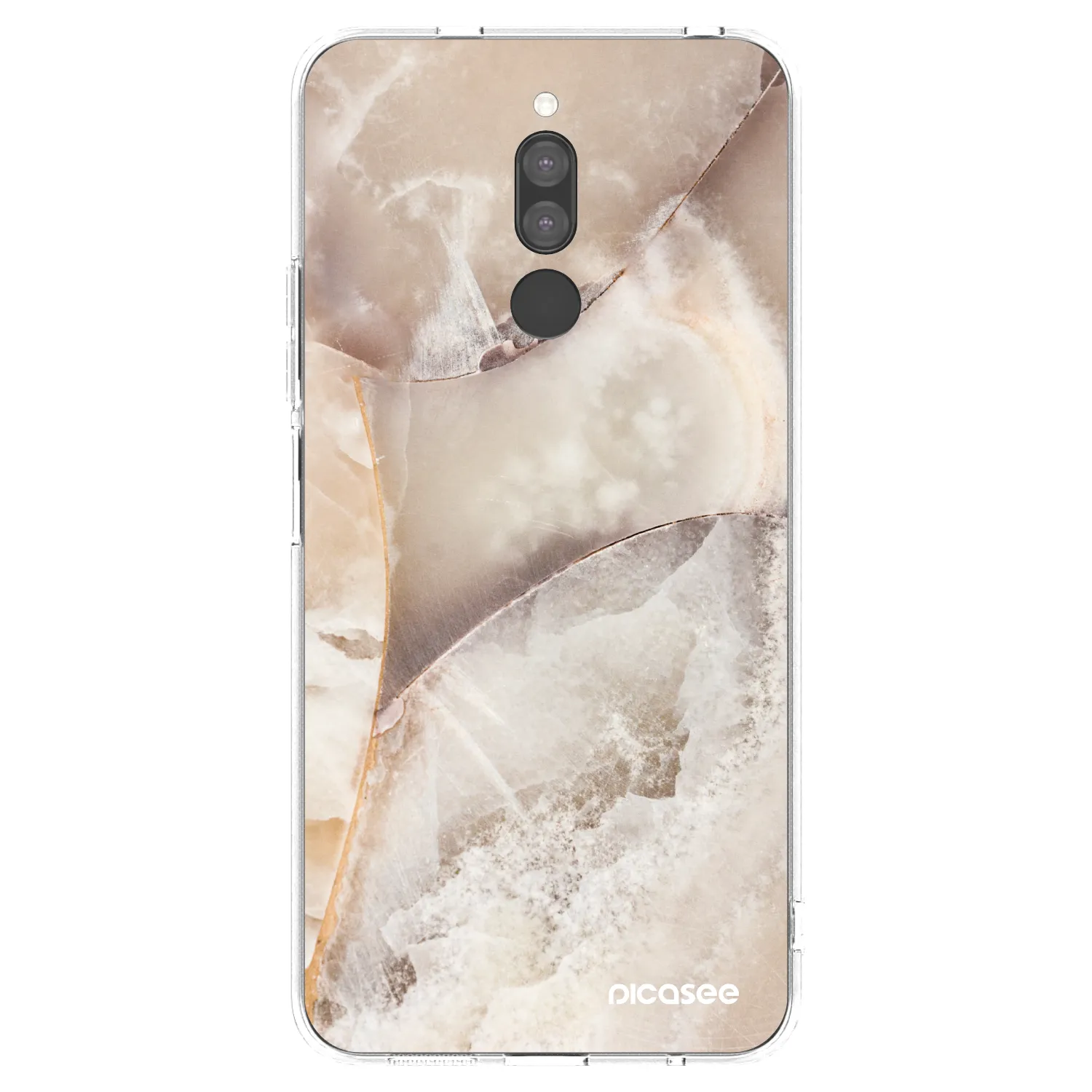 Picasee silikonski prozorni ovitek za Xiaomi Redmi 8 - Cream marble