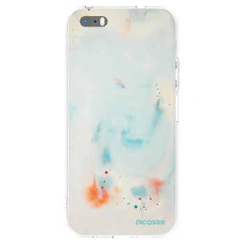 Picasee silikonski prozorni ovitek za Apple iPhone 5/5S/SE - Splash