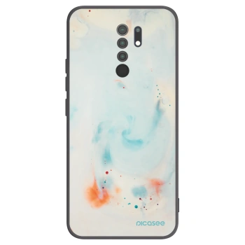 Picasee silikonski črni ovitek za Xiaomi Redmi 9 - Splash