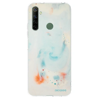Picasee silikonski prozorni ovitek za Realme 6i - Splash