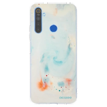 Picasee silikonski prozorni ovitek za Realme 5 - Splash