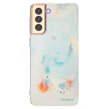 Picasee silikonski prozorni ovitek za Samsung Galaxy S21+ 5G G996F - Splash