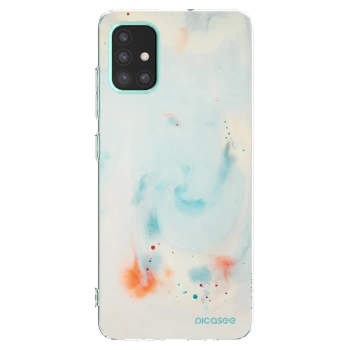 Picasee silikonski prozorni ovitek za Samsung Galaxy M31s - Splash