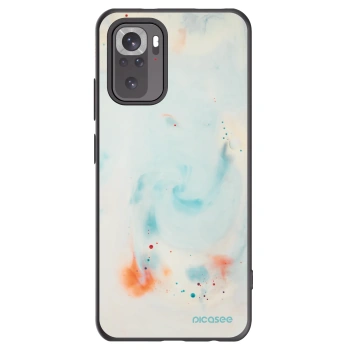 Picasee silikonski črni ovitek za Xiaomi Redmi Note 10S - Splash