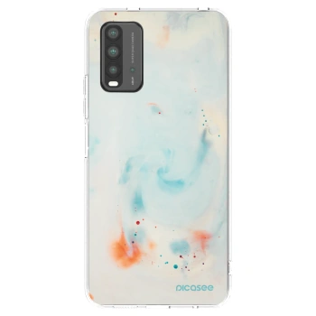 Picasee silikonski črni ovitek za Xiaomi Redmi 9T - Splash