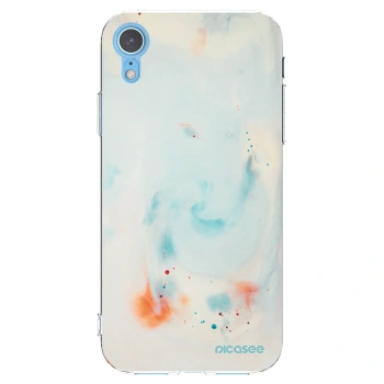 Picasee silikonski prozorni ovitek za Apple iPhone XR - Splash