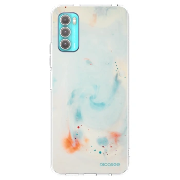 Picasee silikonski prozorni ovitek za Motorola Moto G60 - Splash