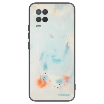 Picasee silikonski črni ovitek za Realme 8 5G - Splash