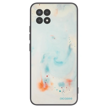 Picasee silikonski črni ovitek za Realme 8i - Splash