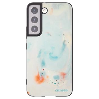 Picasee silikonski črni ovitek za Samsung Galaxy S22 5G - Splash