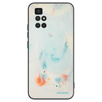 Picasee silikonski črni ovitek za Xiaomi Redmi 10 (2022) - Splash