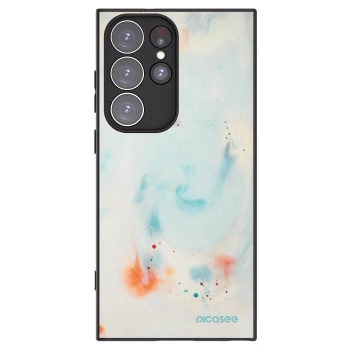 Picasee silikonski črni ovitek za Samsung Galaxy S23 Ultra 5G - Splash