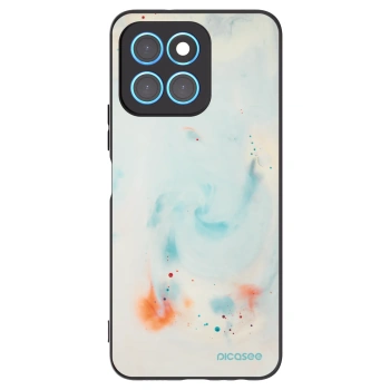 Picasee silikonski črni ovitek za Honor X8 5G - Splash