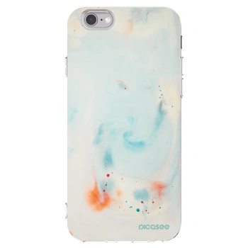 Picasee silikonski prozorni ovitek za Apple iPhone 6/6S - Splash
