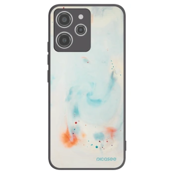 Picasee silikonski črni ovitek za Xiaomi Redmi 12 4G - Splash
