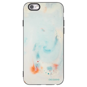 Picasee silikonski črni ovitek za Apple iPhone 6/6S - Splash