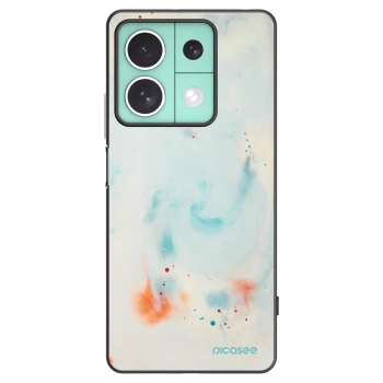 Picasee silikonski črni ovitek za Xiaomi Redmi Note 13 5G - Splash