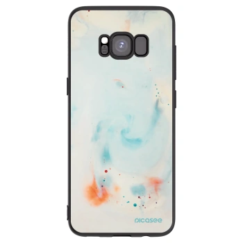 Picasee silikonski črni ovitek za Samsung Galaxy S8 G950F - Splash