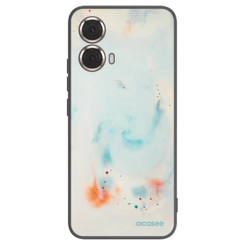 Picasee silikonski črni ovitek za Motorola Moto G85 - Splash