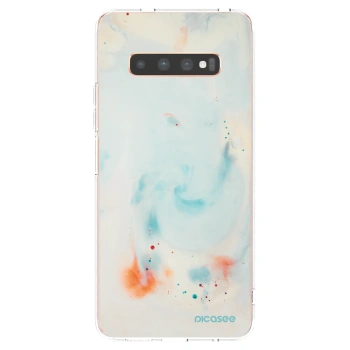 Picasee silikonski prozorni ovitek za Samsung Galaxy S10 Plus G975 - Splash
