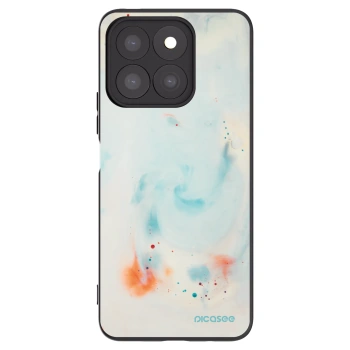 Picasee silikonski črni ovitek za Honor X8c - Splash