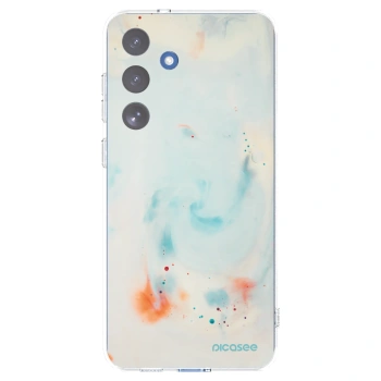 Picasee silikonski prozorni ovitek za Samsung Galaxy S25 FE 5G - Splash