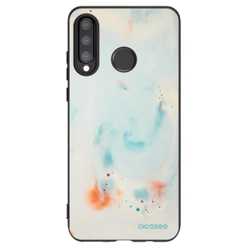Picasee silikonski črni ovitek za Huawei P30 Lite - Splash
