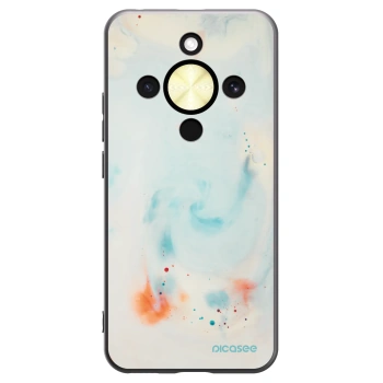 Picasee silikonski črni ovitek za Honor Magic8 Lite 5G - Splash
