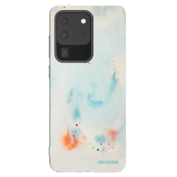 Picasee silikonski prozorni ovitek za Samsung Galaxy S20 Ultra 5G G988F - Splash