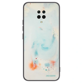 Picasee silikonski črni ovitek za Xiaomi Redmi Note 9 Pro - Splash