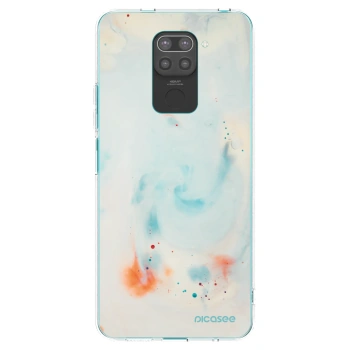 Picasee silikonski črni ovitek za Xiaomi Redmi Note 9 - Splash