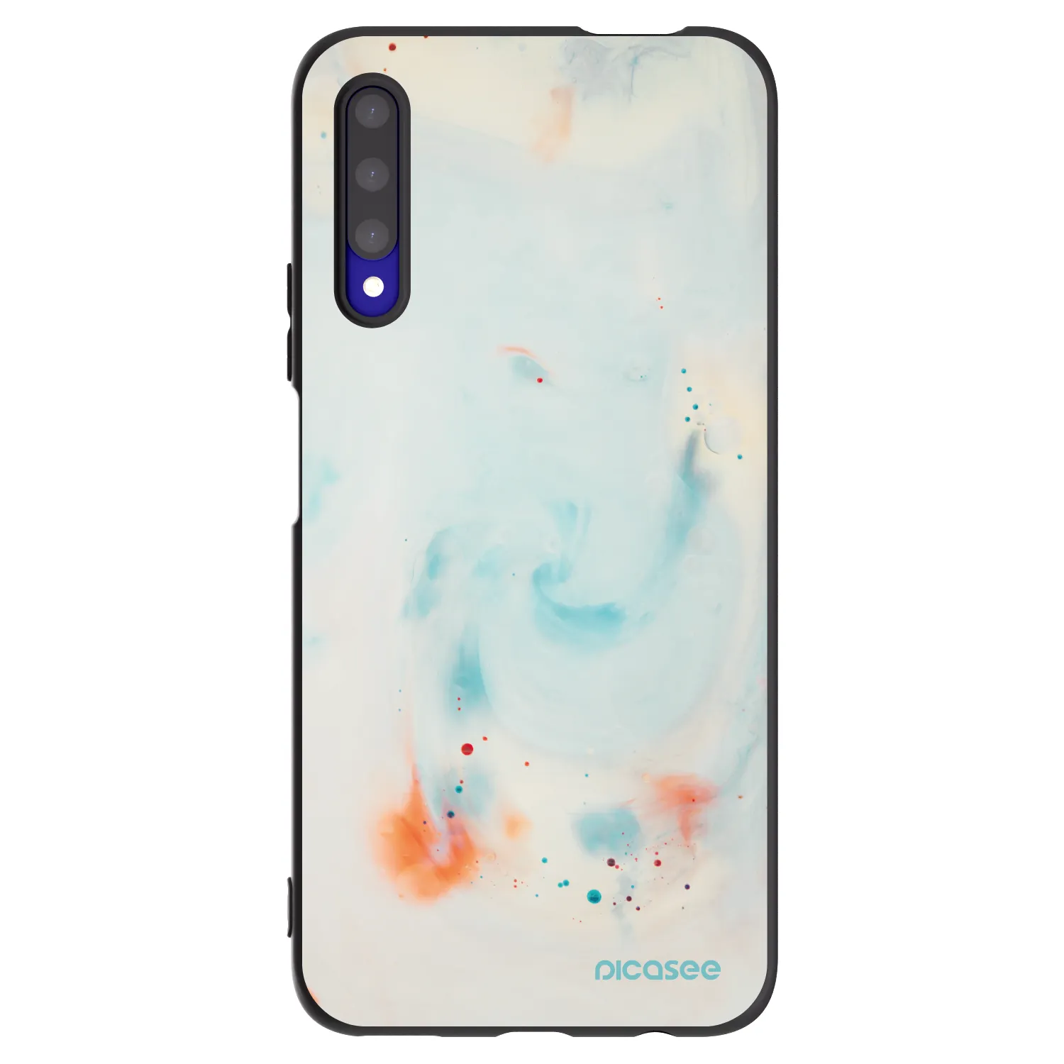 Picasee silikonski črni ovitek za Honor 9X Pro - Splash