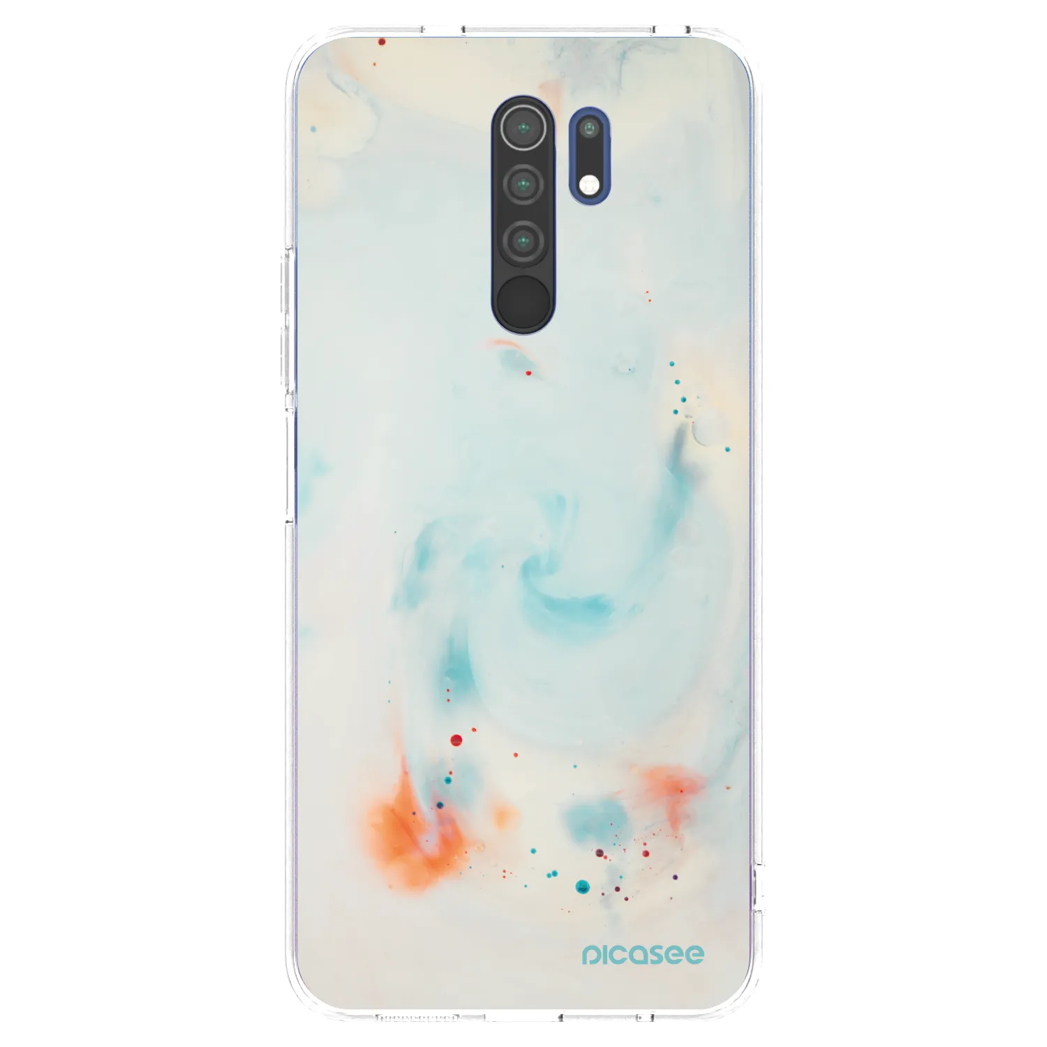 Picasee silikonski prozorni ovitek za Xiaomi Redmi 9 - Splash