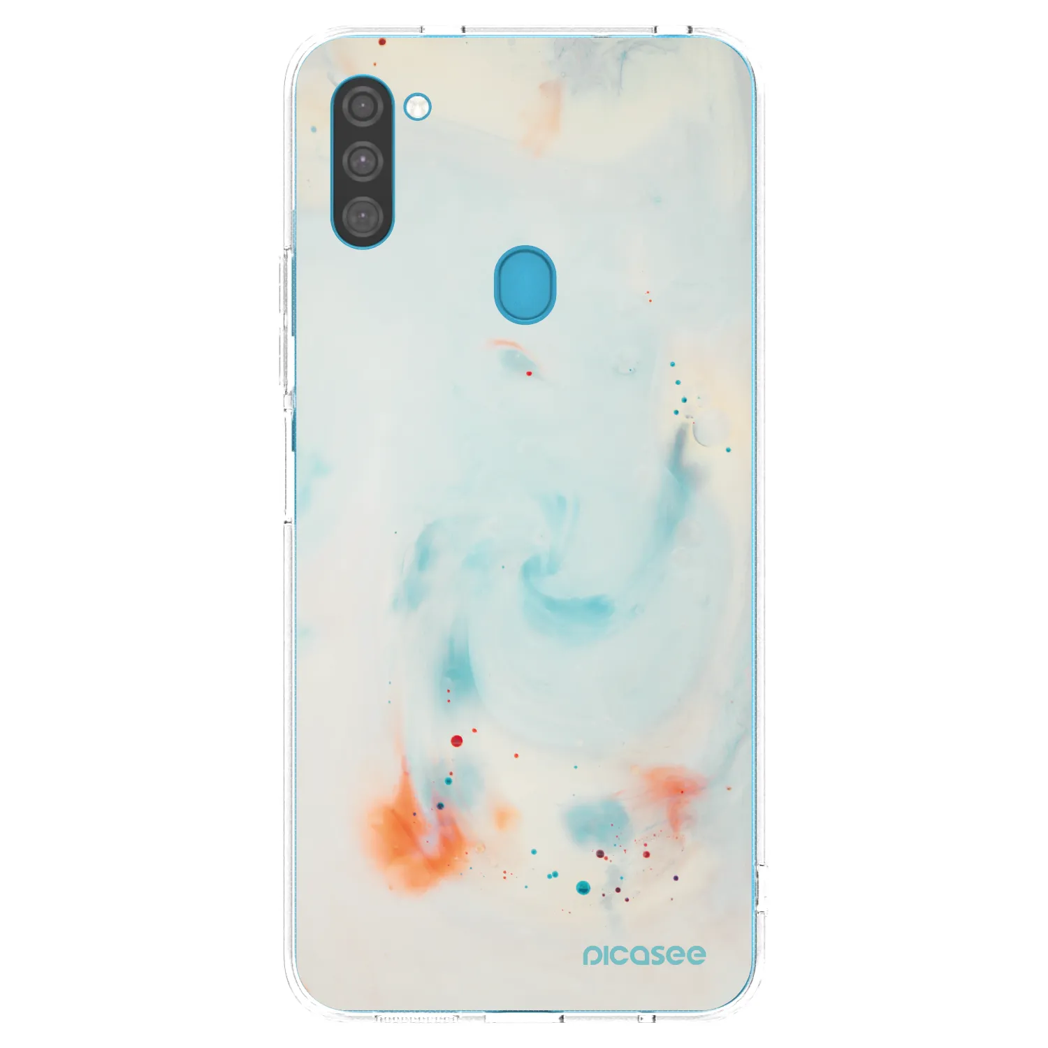 Picasee silikonski prozorni ovitek za Samsung Galaxy M11 - Splash