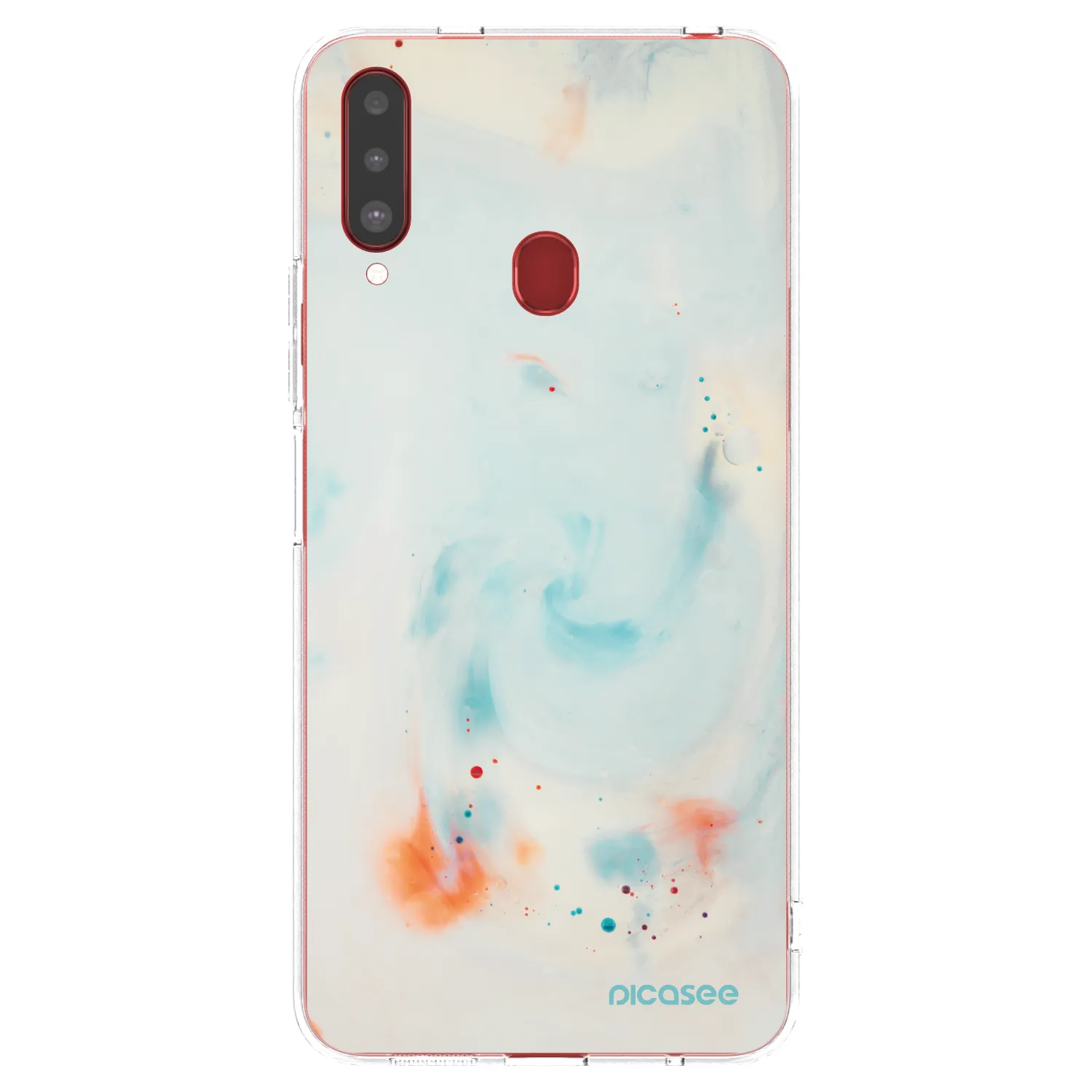 Picasee silikonski prozorni ovitek za Samsung Galaxy A20s - Splash