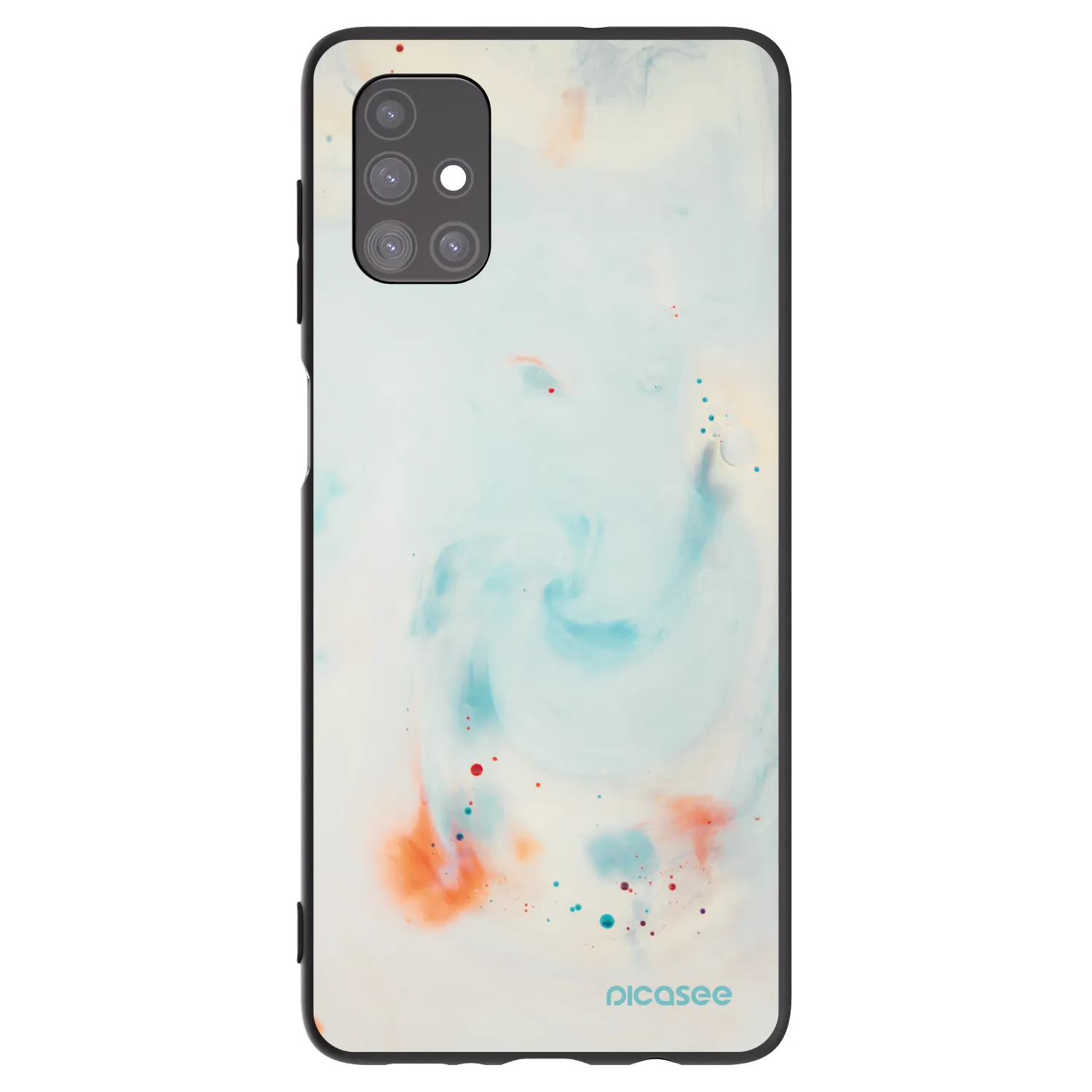 Picasee silikonski črni ovitek za Samsung Galaxy M51 M515F - Splash