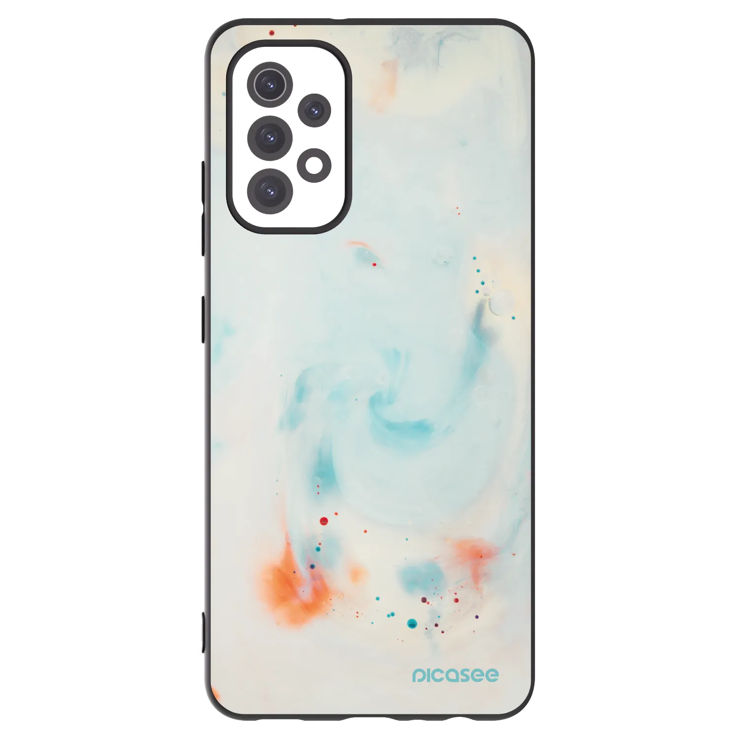 Picasee silikonski črni ovitek za Samsung Galaxy A32 5G A326B - Splash