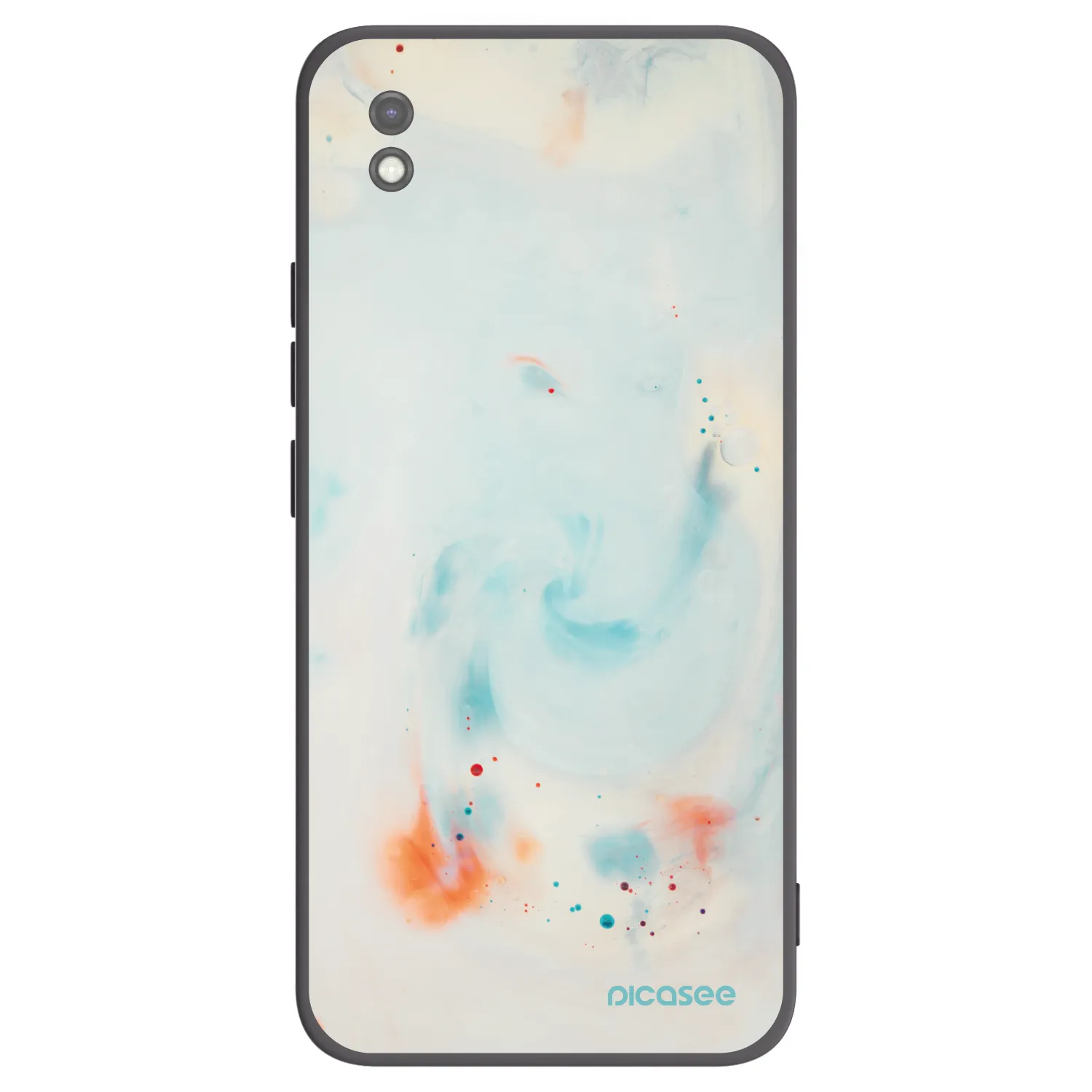 Picasee silikonski črni ovitek za Xiaomi Redmi 9AT - Splash