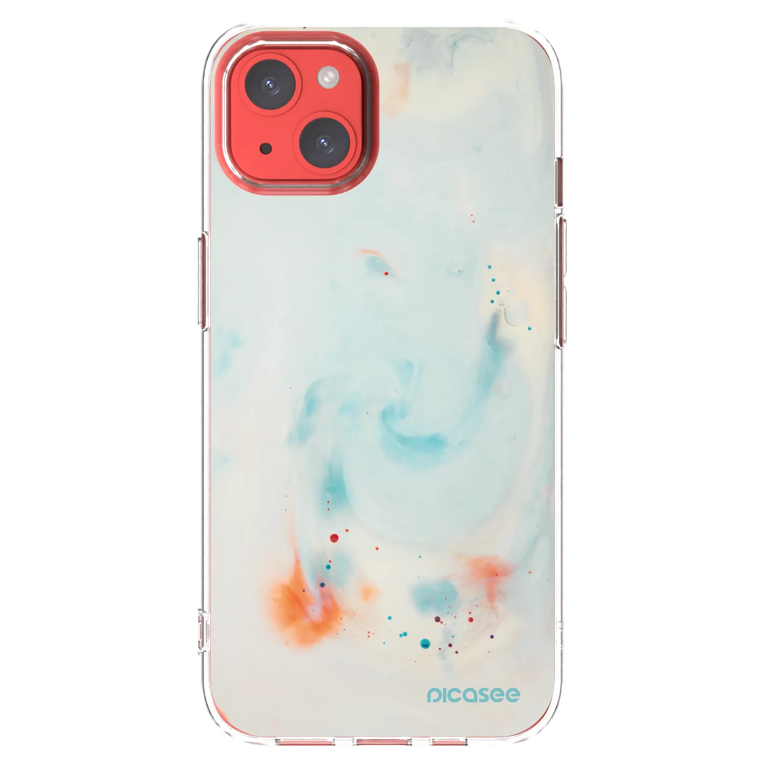 Picasee silikonski prozorni ovitek za Apple iPhone 13 - Splash