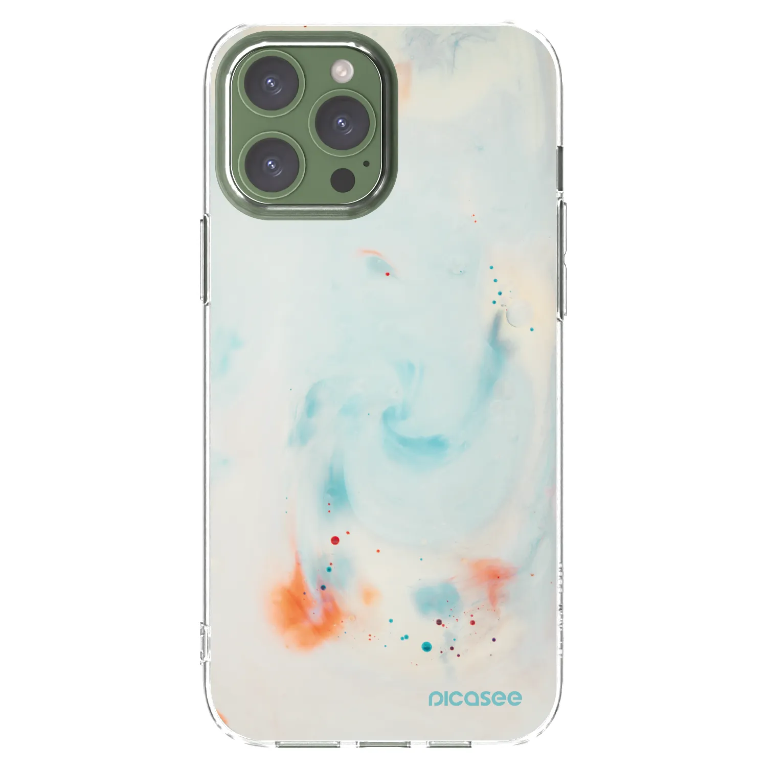 Picasee silikonski prozorni ovitek za Apple iPhone 13 Pro Max - Splash