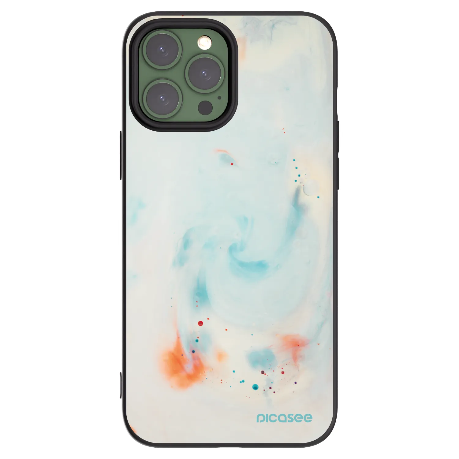 Picasee silikonski črni ovitek za Apple iPhone 13 Pro Max - Splash