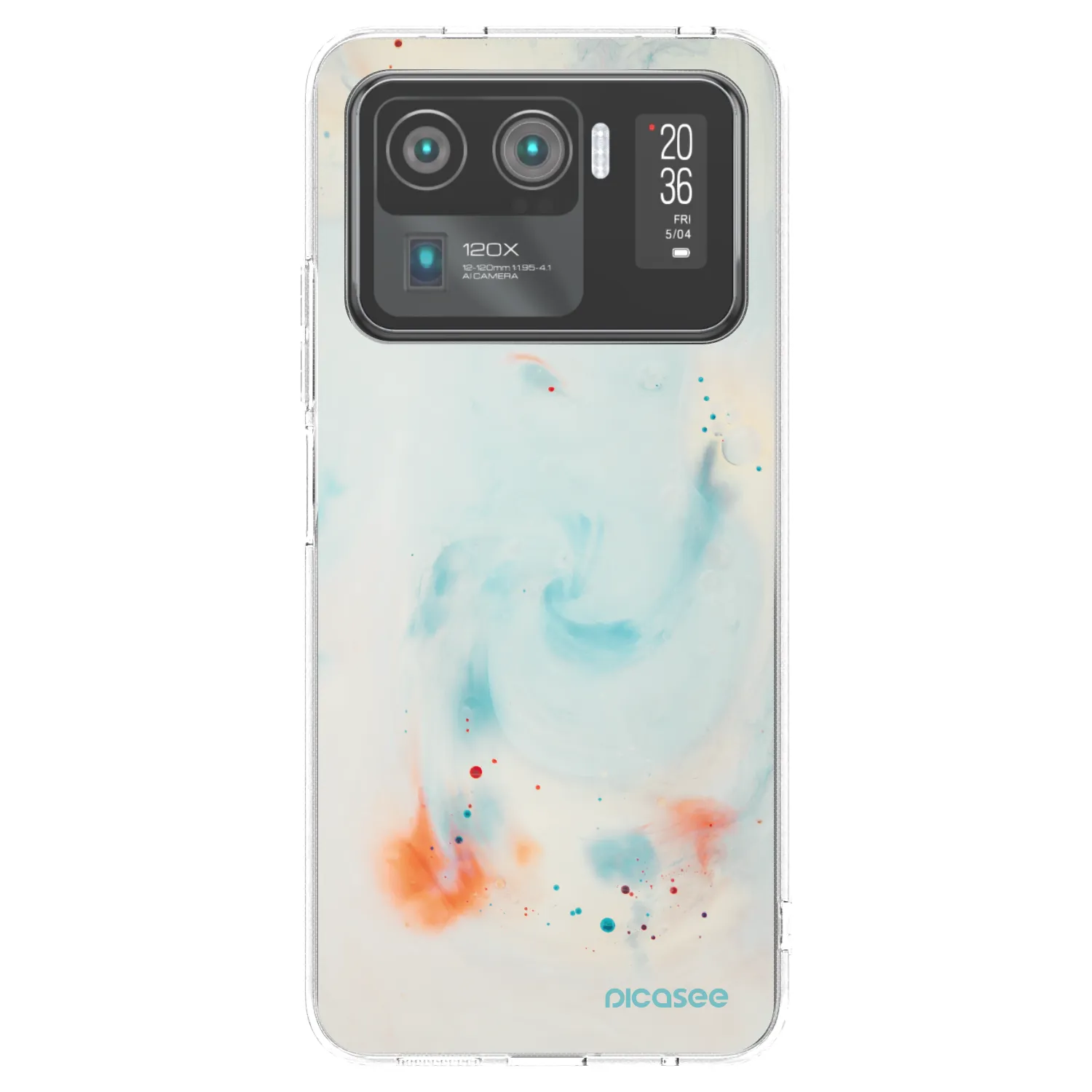 Picasee silikonski prozorni ovitek za Xiaomi Mi 11 Ultra - Splash