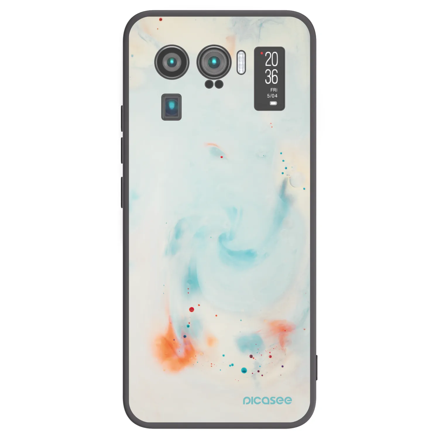 Picasee silikonski črni ovitek za Xiaomi Mi 11 Ultra - Splash