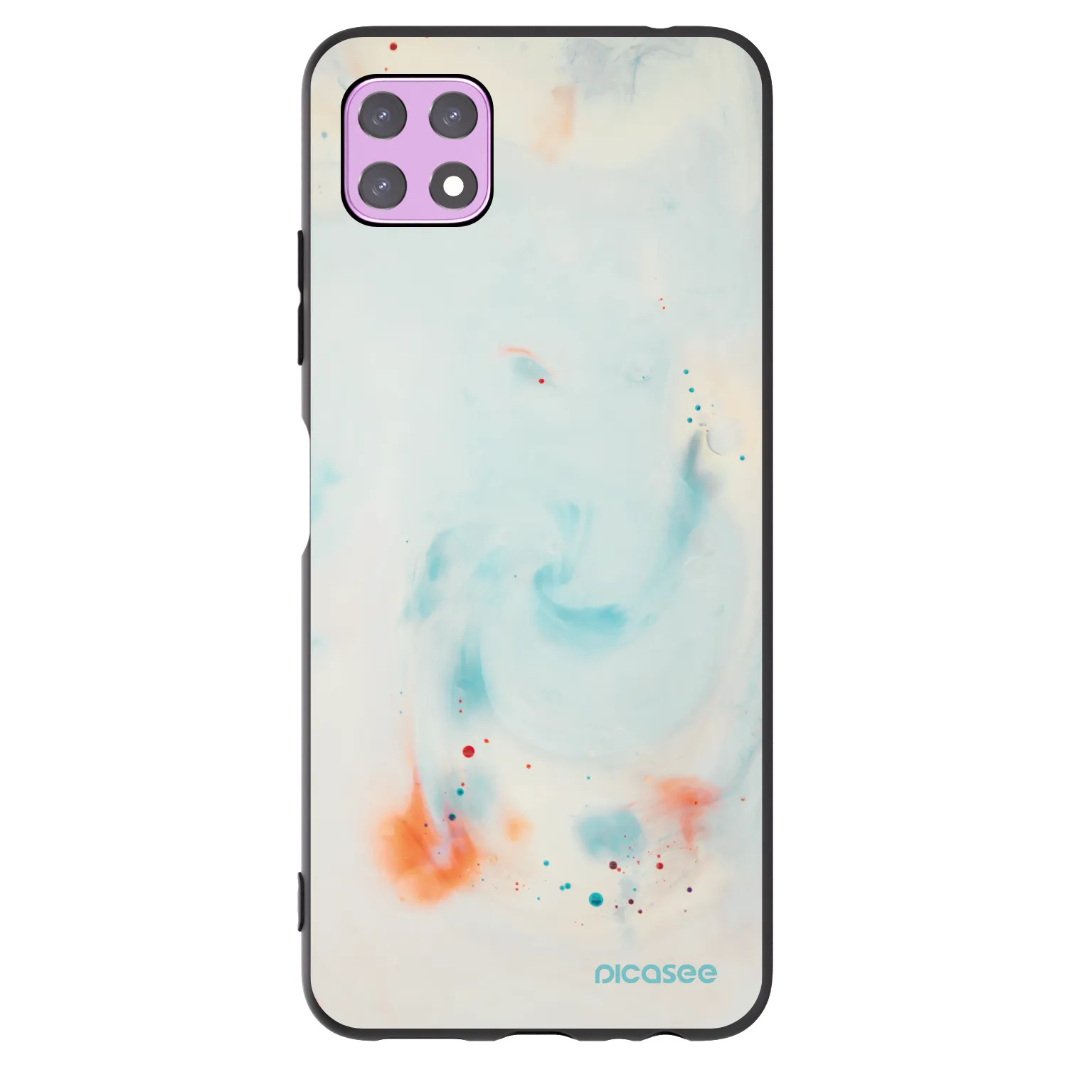 Picasee silikonski črni ovitek za Samsung Galaxy A22 A226B 5G - Splash
